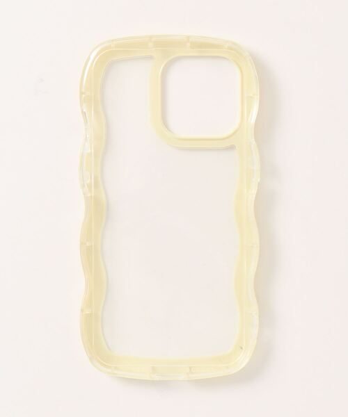 ammy.（エイミードット）の「【 ammy. / エイミードット 】 パステル うねうね フレーム iPhoneケース / X , XS , 12 , 12pro , 13 , 13pro , 14 , 14pro , 15pro , 15 , 16pro , 16 対応（スマホケース/カバー・レディース・ピンク/ブルー/ミント/パープル/イエロー/アイボリー/ブラック・B/C/A/E/D/F/G/H/I/iPhone 16 Pro/iPhone 16）」の8枚目の写真