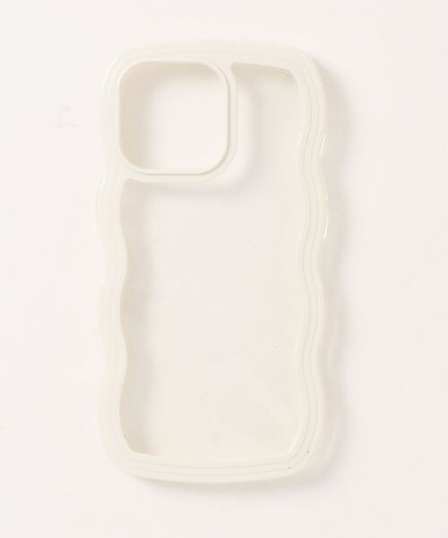 ammy.（エイミードット）の「【 ammy. / エイミードット 】 パステル うねうね フレーム iPhoneケース / X , XS , 12 , 12pro , 13 , 13pro , 14 , 14pro , 15pro , 15 , 16pro , 16 対応（スマホケース/カバー・レディース・ピンク/ブルー/ミント/パープル/イエロー/アイボリー/ブラック・B/C/A/E/D/F/G/H/I/iPhone 16 Pro/iPhone 16）」の19枚目の写真