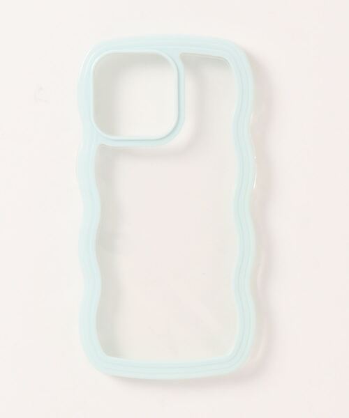 ammy.（エイミードット）の「【 ammy. / エイミードット 】 パステル うねうね フレーム iPhoneケース / X , XS , 12 , 12pro , 13 , 13pro , 14 , 14pro , 15pro , 15 , 16pro , 16 対応（スマホケース/カバー・レディース・ピンク/ブルー/ミント/パープル/イエロー/アイボリー/ブラック・B/C/A/E/D/F/G/H/I/iPhone 16 Pro/iPhone 16）」の20枚目の写真