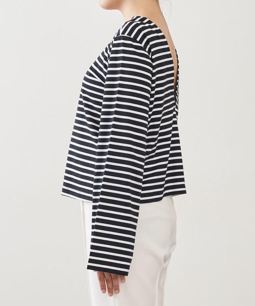 Whim Gazette（ウィムガゼット）の「ボーダー2WAYプルオーバー