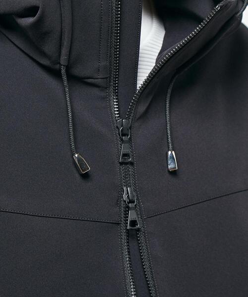 MEN'S MELROSE（メンズメルローズ）の「ハイテンションダブルクロスマウンテンパーカー（マウンテンパーカー・メンズ・グレイッシュベージュ/ブラック・3/4）」の10枚目の写真