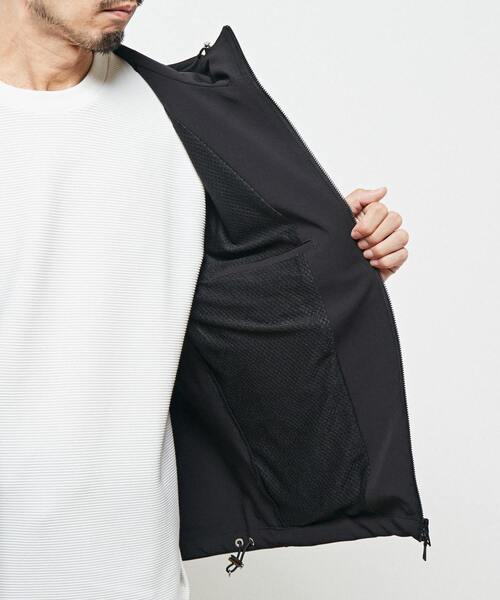 MEN'S MELROSE（メンズメルローズ）の「ハイテンションダブルクロスマウンテンパーカー（マウンテンパーカー・メンズ・グレイッシュベージュ/ブラック・3/4）」の12枚目の写真