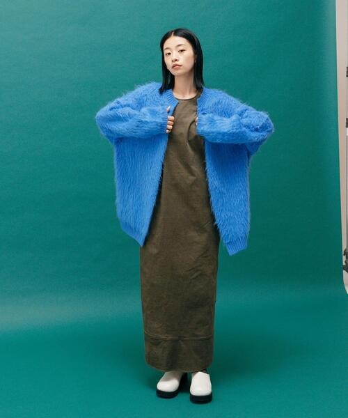 CITEN（シテン）の「＜CITEN＞ソフトコーディロイ アメスリジャンスカ（ジャンパースカート・レディース・オリーブ/モカ・FREE）」の9枚目の写真