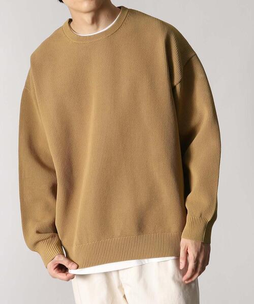 THE SHOP TK (ザ ショップ ティーケー )の「◆ポリニットクルーネックアンサンブル(ニット/セーター・メンズ・ブラック/ベージュ/ライトグリーン/ベビーピンク・02/03/04/05)」の3枚目の写真
