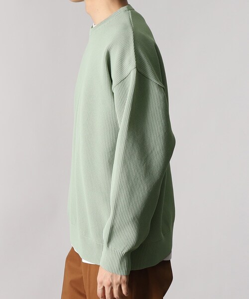 THE SHOP TK (ザ ショップ ティーケー )の「◆ポリニットクルーネックアンサンブル(ニット/セーター・メンズ・ブラック/ベージュ/ライトグリーン/ベビーピンク・02/03/04/05)」の9枚目の写真