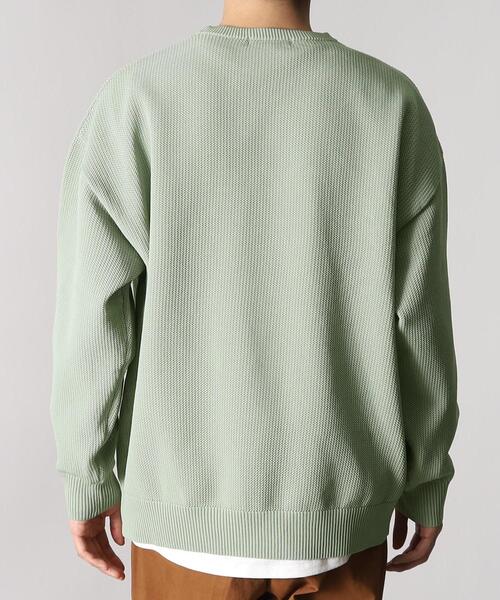THE SHOP TK (ザ ショップ ティーケー )の「◆ポリニットクルーネックアンサンブル(ニット/セーター・メンズ・ブラック/ベージュ/ライトグリーン/ベビーピンク・02/03/04/05)」の10枚目の写真