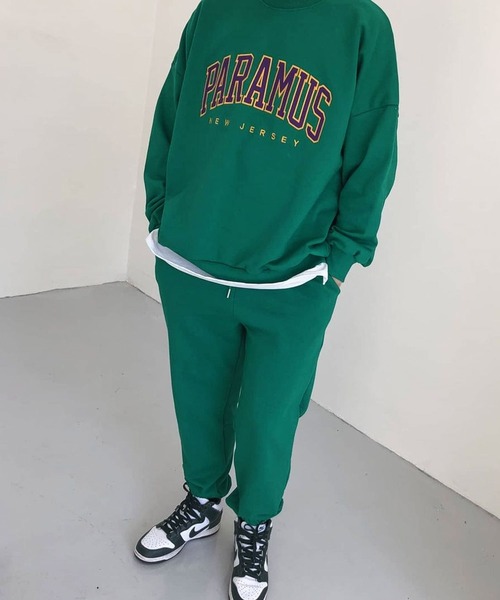 セール】【ZOMBIE by KOREA】PARAMUS MINNESOTA COLLEGE LOGO CREW