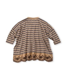 45R（フォーティファイブアール）の「縞天竺のビッグスリットTシャツ