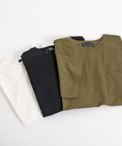 SILVER BULLET（シルバーバレット）の「『BANANA TRIP/バナナトリップ』裾ヘムBIG Tシャツ【b】（Tシャツ/カットソー・レディース・ホワイト/ブラック/カーキ・M/L）」の4枚目の写真