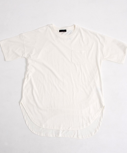 SILVER BULLET（シルバーバレット）の「『BANANA TRIP/バナナトリップ』裾ヘムBIG Tシャツ【b】（Tシャツ/カットソー・レディース・ホワイト/ブラック/カーキ・M/L）」の5枚目の写真