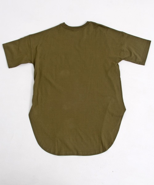 SILVER BULLET（シルバーバレット）の「『BANANA TRIP/バナナトリップ』裾ヘムBIG Tシャツ【b】（Tシャツ/カットソー・レディース・ホワイト/ブラック/カーキ・M/L）」の11枚目の写真