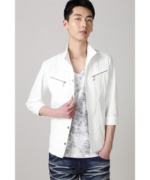 TORNADO MART∴ハイテンションシャドーツイル7分袖シャツブルゾン