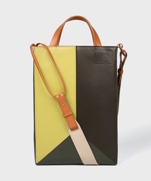 Paul Smith ブラックレザー ジオメトリック 2way ショルダーバッグ ゆ*と様 Paul Smith ブラックレザー ジオメトリック 2way ショル