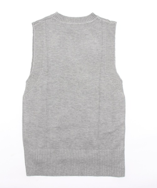 セール】ラウンドネックニットベスト（ベスト）｜Doux Belle
