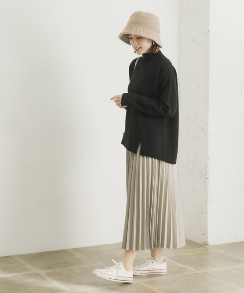 URBAN RESEARCH（アーバンリサーチ）の「カシミヤ混強縮ニットプルオーバー（ニット/セーター・レディース・ブラック/オフホワイト/オレンジ/ブルー・FREE）」の13枚目の写真