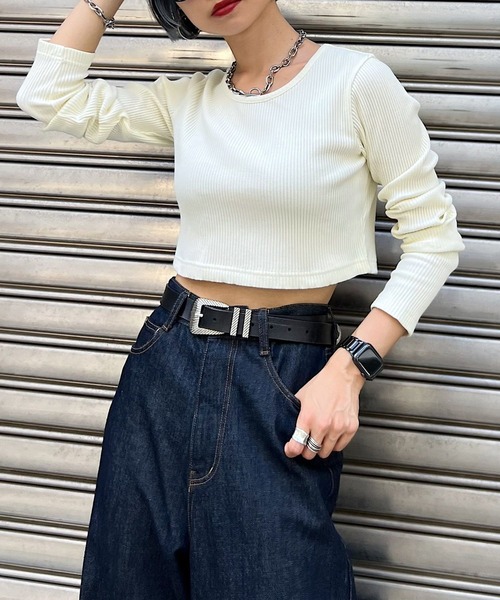 PAGEBOY（ページボーイ）の「ショートリブトップス（Tシャツ