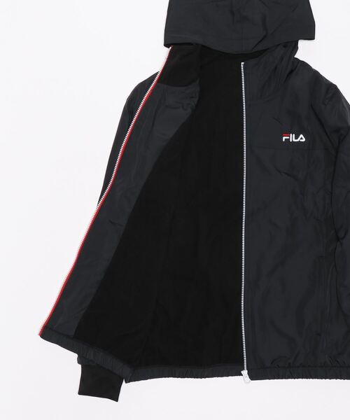 FILA ネイビー ジップアップジャケット FILA ジップアップジャケット ホワイト/ネイビーレディースSサイズ