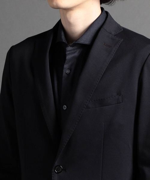 MONSIEUR NICOLE（ムッシュニコル）の「バーズアイジャージー セットアップジャケット（テーラードジャケット・メンズ・ブラック/ベージュ/ネイビー/グレー/その他1・SMALL/MEDIUM/LARGE/X-LARGE）」の13枚目の写真