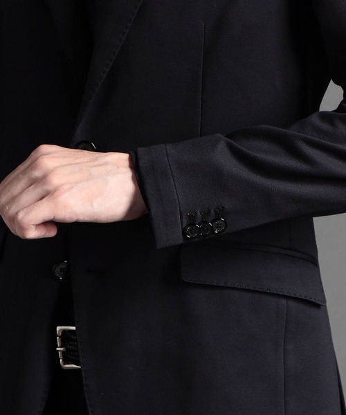 MONSIEUR NICOLE（ムッシュニコル）の「バーズアイジャージー セットアップジャケット（テーラードジャケット・メンズ・ブラック/ベージュ/ネイビー/グレー/その他1・SMALL/MEDIUM/LARGE/X-LARGE）」の19枚目の写真