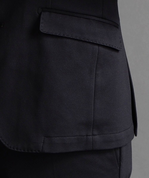 MONSIEUR NICOLE（ムッシュニコル）の「バーズアイジャージー セットアップジャケット（テーラードジャケット・メンズ・ブラック/ベージュ/ネイビー/グレー/その他1・SMALL/MEDIUM/LARGE/X-LARGE）」の6枚目の写真