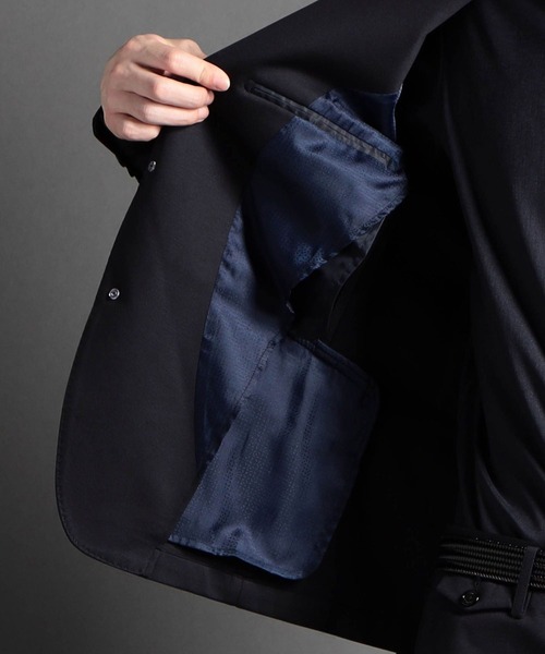 MONSIEUR NICOLE（ムッシュニコル）の「バーズアイジャージー セットアップジャケット（テーラードジャケット・メンズ・ブラック/ベージュ/ネイビー/グレー/その他1・SMALL/MEDIUM/LARGE/X-LARGE）」の9枚目の写真