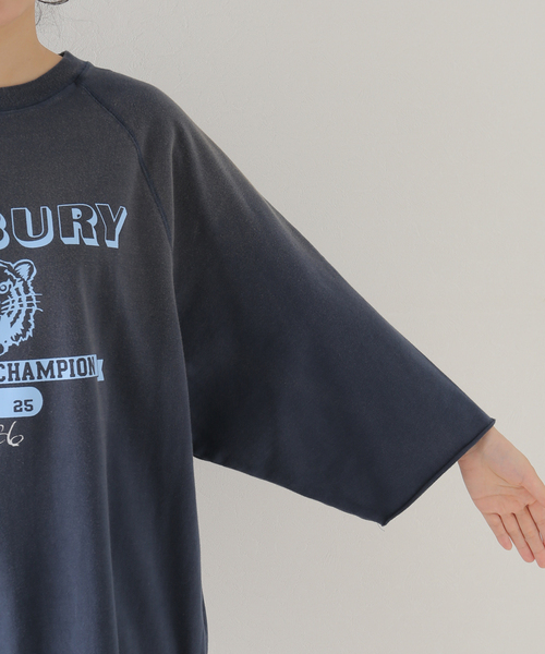 U by SPICK&SPAN(ユーバイスピックアンドスパン)の「【SCREEN STARS / スクリーンスターズ】 20/ソウテンジク ロゴ Big プルオーバー(Tシャツ/カットソー・レディース・ライトグレー/レッド/ネイビー・MEDIUM)」の14枚目の写真