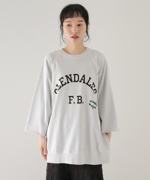 U by SPICK&SPAN(ユーバイスピックアンドスパン)の「【SCREEN STARS / スクリーンスターズ】 20/ソウテンジク ロゴ Big プルオーバー(Tシャツ/カットソー・レディース・ライトグレー/レッド/ネイビー・MEDIUM)」の19枚目の写真