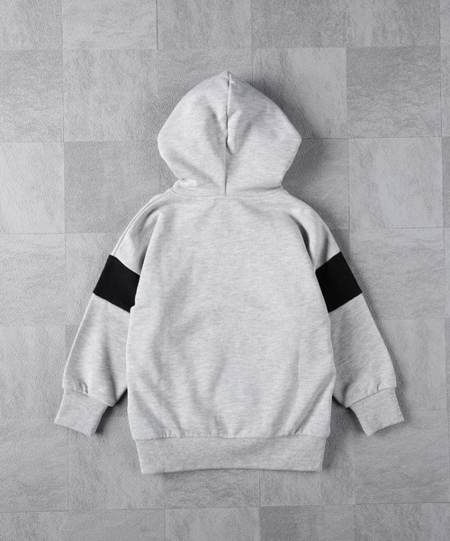 CONVERSE（コンバース）の「【CONVERSE】配色パーカー（パーカー・キッズ・ブラック/グレー・120/130/150/160/105/140）」の11枚目の写真