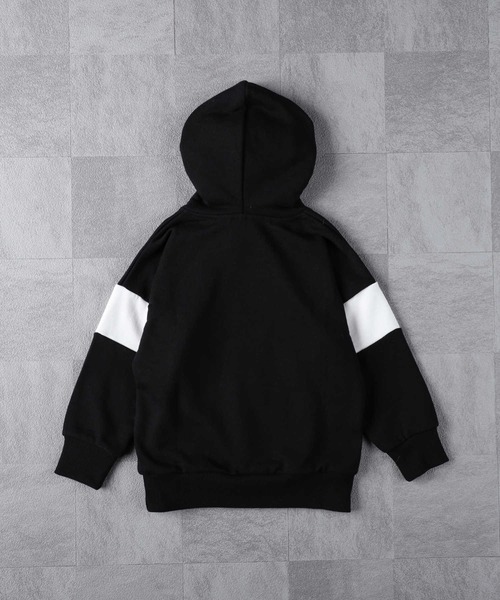 CONVERSE（コンバース）の「【CONVERSE】配色パーカー（パーカー・キッズ・ブラック/グレー・120/130/150/160/105/140）」の5枚目の写真