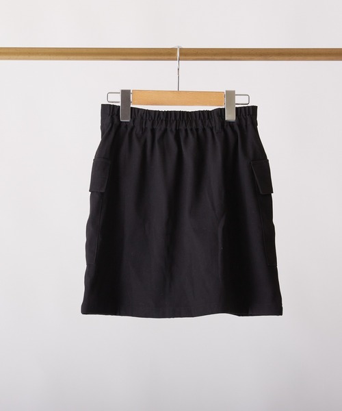 PAPAVER（パパヴェル）の「【papaver】ツイルカーゴミニSK（スカート・レディース・ブラック/カーキ・MEDIUM）」の5枚目の写真