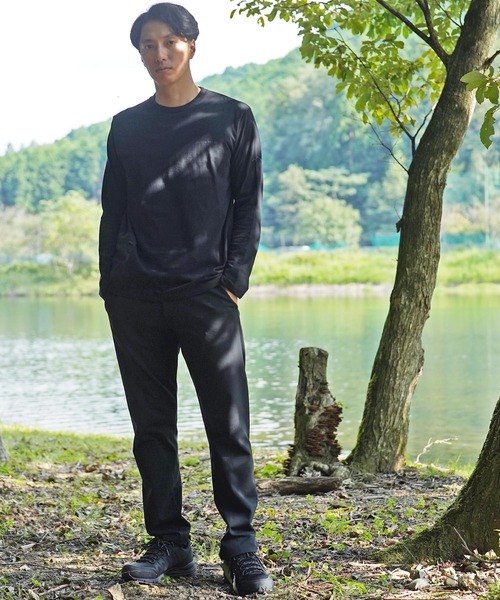 Woods(ウッズ)の「WOODS(ウッズ)コラボ ファスナーポケットコットン長袖Tシャツ(Tシャツ/カットソー・メンズ・ホワイト/ブラック・MEDIUM/LARGE)」の11枚目の写真