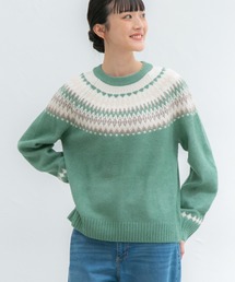 Honeys | 求心柄クルーネック(ニット/セーター)