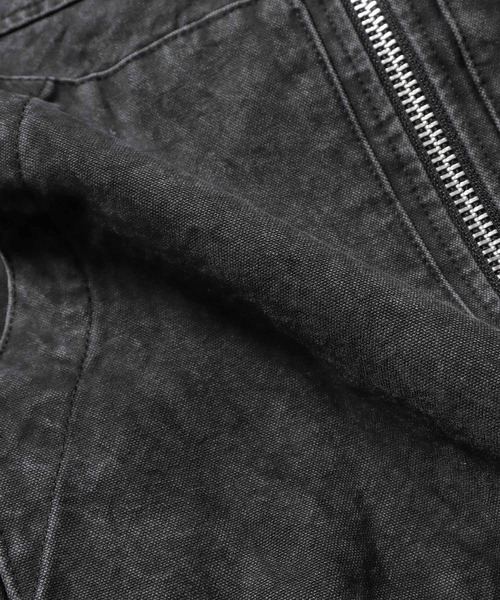 STUSSY（ステューシー）の「STUSSY/ステューシー WASHED CANVAS INSULATED HOODED JACKET フーディージャケット（パーカー・メンズ・ブラック・XL/L/M）」の8枚目の写真