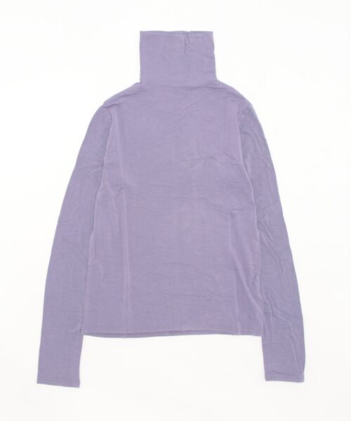 INGNI(イング)の「カットタートルトップス(Tシャツ/カットソー・レディース・パープル/ブラック/その他/オフホワイト・M)」の3枚目の写真