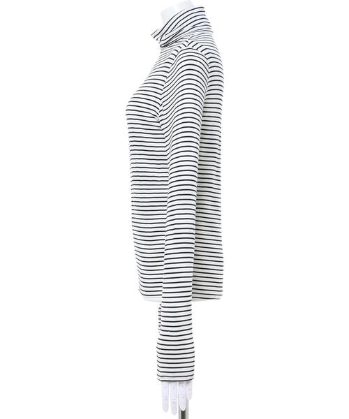 INGNI(イング)の「カットタートルトップス(Tシャツ/カットソー・レディース・パープル/ブラック/その他/オフホワイト・M)」の6枚目の写真
