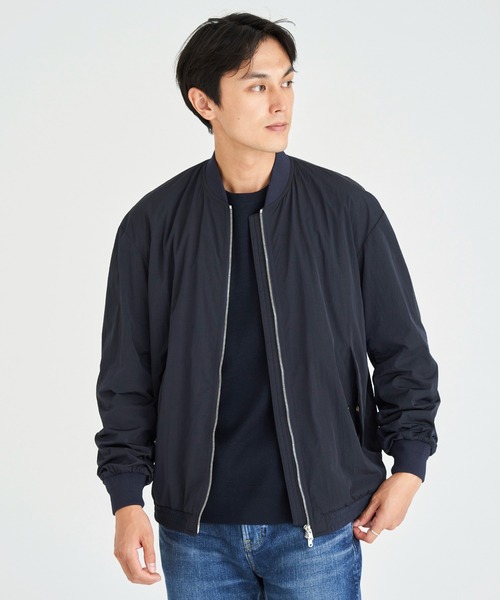 ESTNATION（エストネーション）の「ESTNATION / MA-1 ナイロンブルゾン（MA-1・メンズ・オリーブ/ブラック・MEDIUM/LARGE/SMALL）」の3枚目の写真