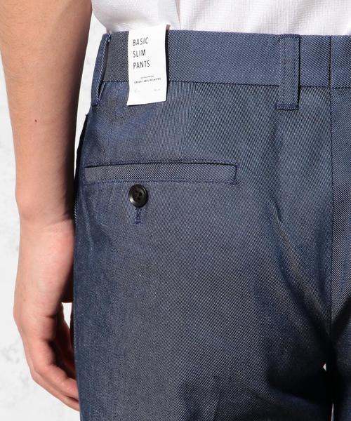green label relaxing（グリーンレーベルリラクシング）の「◎STRC DNM SLIM NOP パンツ◆（デニムパンツ・メンズ・グレー/ネイビー/ホワイト/ブラック・MEDIUM/LARGE/X-SMALL/SMALL/X-LARGE）」の16枚目の写真