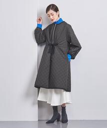 FLICKA（フリッカ）の「【別注】＜FLICKA＞キルティング ジップ コート（ノーカラーコート）」