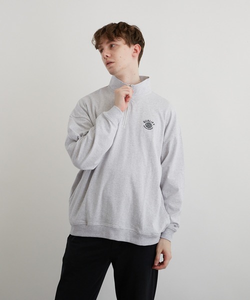 VIBGYOR(ヴィブジョー)の「刺繍ハーフZIP BIG L/S(BEY)(Tシャツ/カットソー・メンズ・アッシュグレー/ダークグリーン/ブラック・MEDIUM/LARGE)」の10枚目の写真