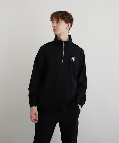 VIBGYOR(ヴィブジョー)の「刺繍ハーフZIP BIG L/S(BEY)(Tシャツ/カットソー・メンズ・アッシュグレー/ダークグリーン/ブラック・MEDIUM/LARGE)」の15枚目の写真