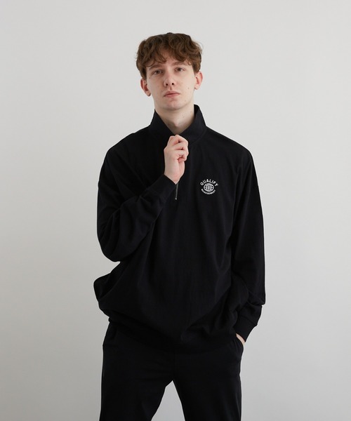 VIBGYOR(ヴィブジョー)の「刺繍ハーフZIP BIG L/S(BEY)(Tシャツ/カットソー・メンズ・アッシュグレー/ダークグリーン/ブラック・MEDIUM/LARGE)」の18枚目の写真
