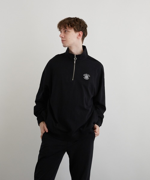 VIBGYOR(ヴィブジョー)の「刺繍ハーフZIP BIG L/S(BEY)(Tシャツ/カットソー・メンズ・アッシュグレー/ダークグリーン/ブラック・MEDIUM/LARGE)」の20枚目の写真