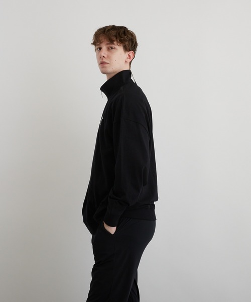 VIBGYOR(ヴィブジョー)の「刺繍ハーフZIP BIG L/S(BEY)(Tシャツ/カットソー・メンズ・アッシュグレー/ダークグリーン/ブラック・MEDIUM/LARGE)」の21枚目の写真