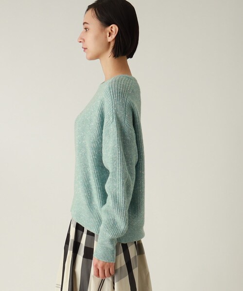 THE SHOP TK （ザ ショップ ティーケー ）の「◆【程よくゆったり/洗える】ラメニット（ニット/セーター・レディース・ベージュ系3/ブルー系8/ライトパープル/ライトイエロー系4・12/13）」の6枚目の写真