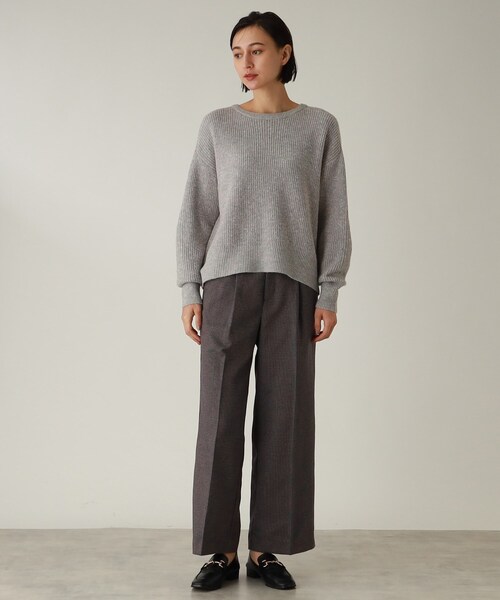 THE SHOP TK （ザ ショップ ティーケー ）の「◆【程よくゆったり/洗える】ラメニット（ニット/セーター・レディース・ベージュ系3/ブルー系8/ライトパープル/ライトイエロー系4・12/13）」の14枚目の写真