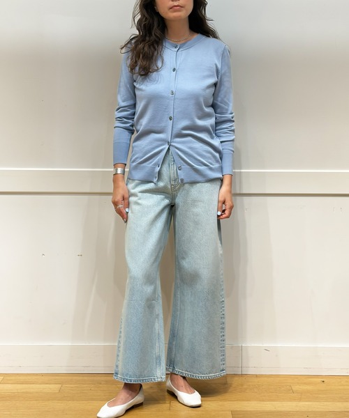 BANANA REPUBLIC FACTORY STORE(バナナリパブリック ファクトリーストア)の「BANANA REPUBLIC FACTORY STORE 日本限定 クルーネックカーディガン(カーディガン/ボレロ・レディース・ネイビー/ホワイト/ブラック/ピンク/ブルー/オレンジ/ブラック系その他/ブルー系その他/コバルトブルー/ワイン/ブルー系その他2/スカイブルー/ライトブルー・XS/S/M/L)」の16枚目の写真