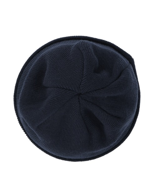 The DUFFER of ST.GEORGE(ザダファーオブセントジョージ)の「BASIC KNIT CAP:日本製 ニットキャップ(ニットキャップ/ビーニー・メンズ・チャコールグレー/ブラック/ネイビー/カーキブラウン/シルバーグレー/インディゴブルー・F)」の12枚目の写真