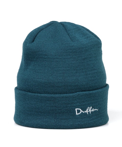 The DUFFER of ST.GEORGE(ザダファーオブセントジョージ)の「BASIC KNIT CAP:日本製 ニットキャップ(ニットキャップ/ビーニー・メンズ・チャコールグレー/ブラック/ネイビー/カーキブラウン/シルバーグレー/インディゴブルー・F)」の9枚目の写真
