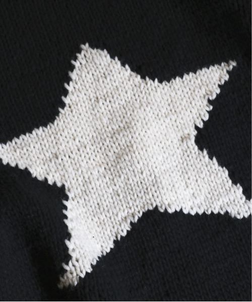 THRIFTY LOOK（スリフティールック）の「THRIFTY LOOK/スリフティールック ★SWEATERスターセーターユニセックス（ニット/セーター・メンズ・ブラック/ネイビー・MEDIUM/LARGE/SMALL）」の17枚目の写真