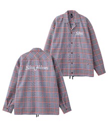 PLAID COACH JACKET